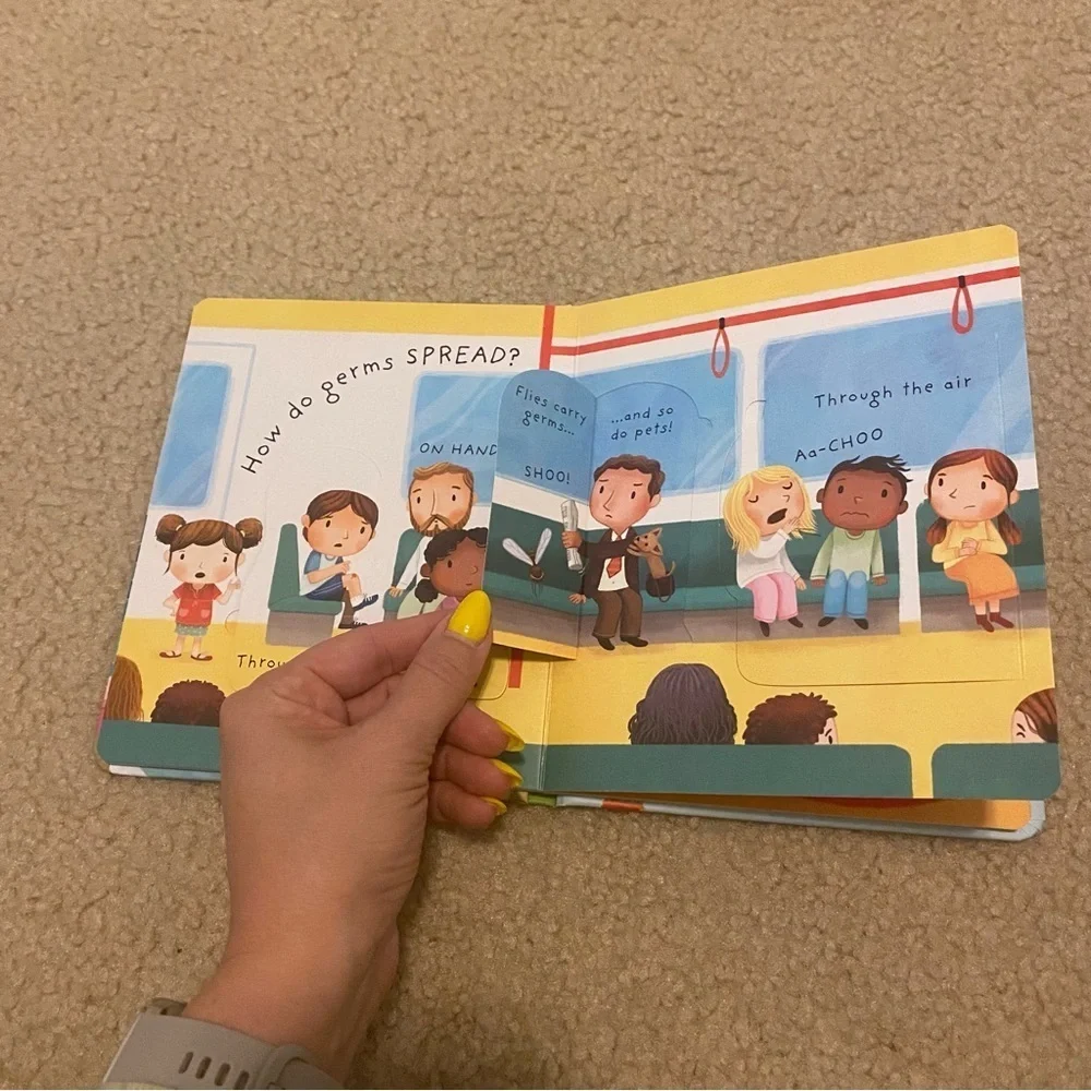 BOGO Usborne Lift-The-Flap “What Are Germs?” Hard Back Book - Picture 3 of 5